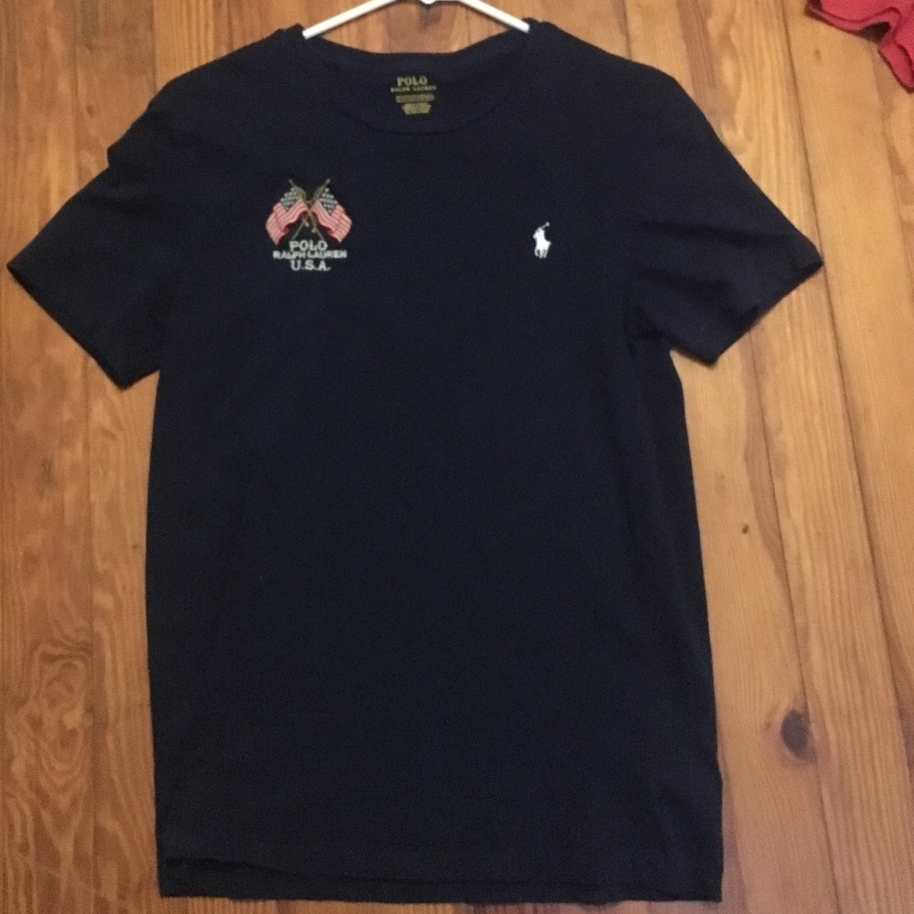 Navy Ralph Lauren Tee - Picture 1 of 4